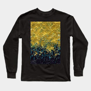 Golden abstract Long Sleeve T-Shirt